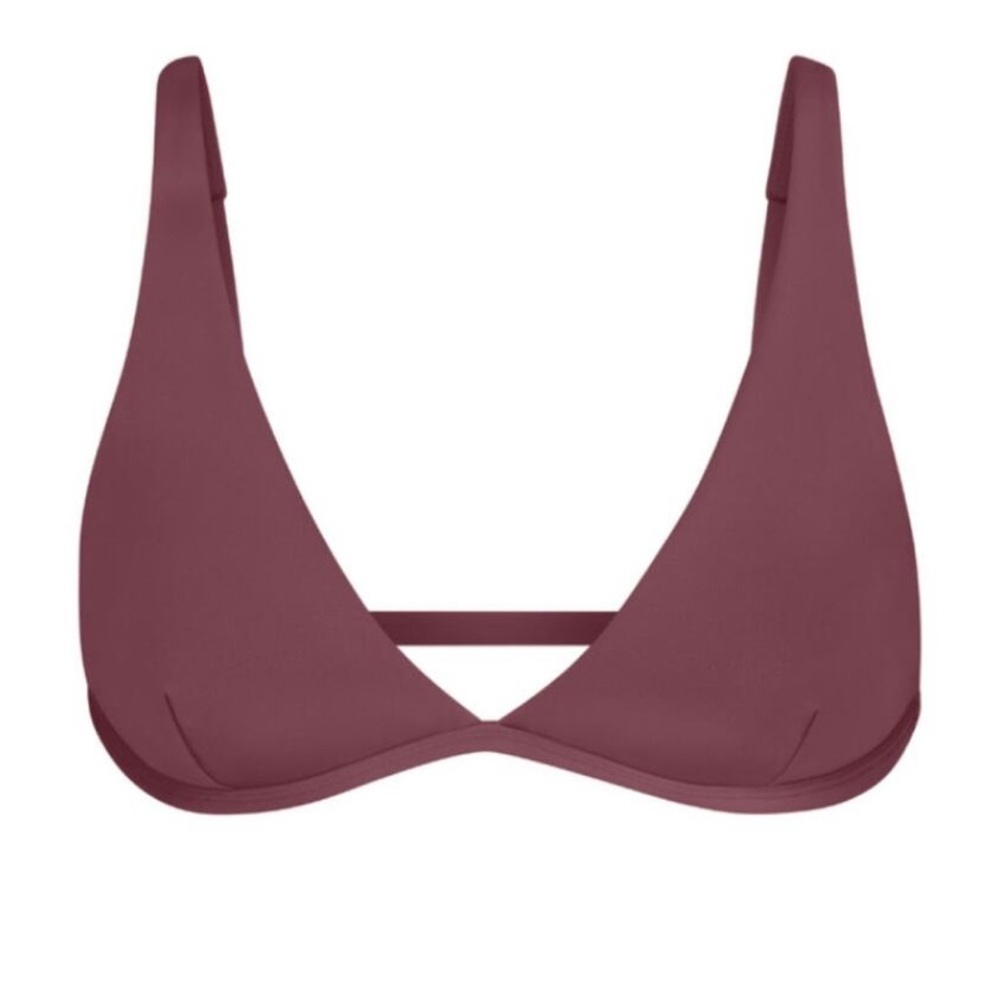 NWT Left on Friday Heatwave Bikini Top in Desert Plum size Medium - Picture 3 of 6